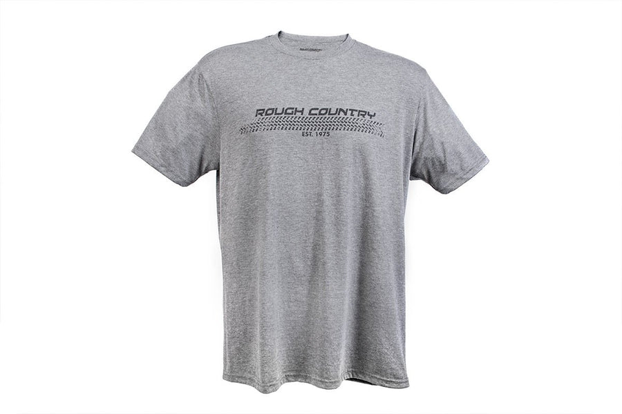 Rough Country - Rough Country T-Shirt - Horizontal Tread - Grey - XL