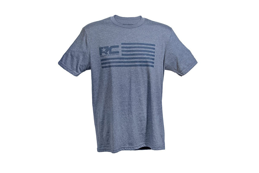 Rough Country - Rough Country T-Shirt - American Flag - Blue - LG