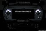 Rough Country - Mesh Grille - 30 In. Dual Row LED - Black - White DRL - Ram 1500 2WD/4WD (13-18 & Classic)