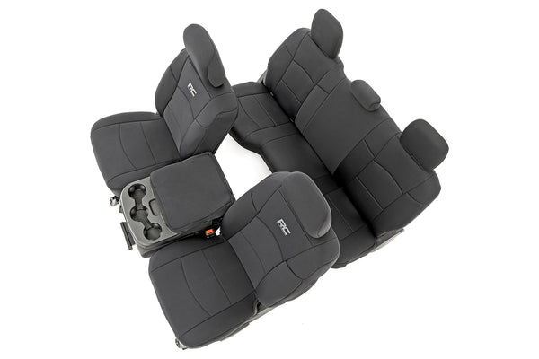 Rough Country - Seat Covers - Bucket Seats - FR & RR - Ram 2500 2WD/4WD (2019-2025)