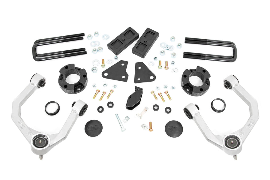 Rough Country - 3.5 Inch Lift Kit - Forged Alum UCA - Cast Steel Knucles - Ford Ranger (19-23)