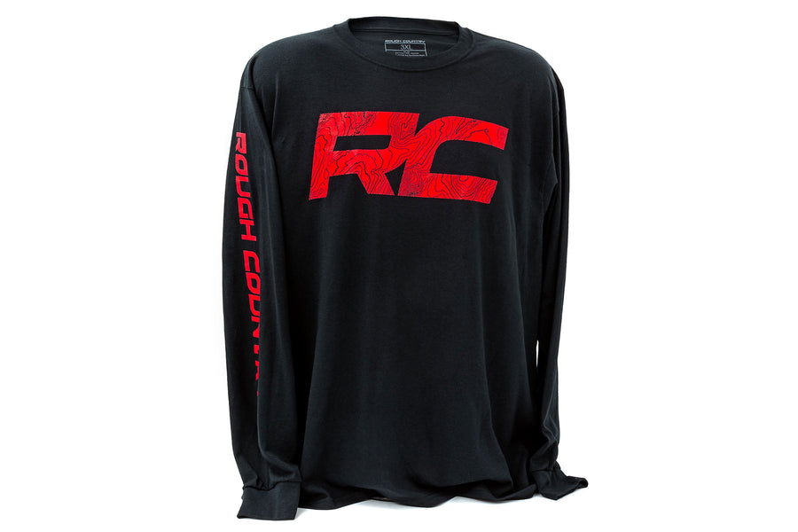 Rough Country - Rough Country Long Sleeve - RC Tread Sleeve - Black-3XL