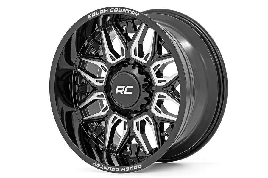 Rough Country - Rough Country 86 Series Wheel/One-Piece/Gloss Black/20x10/8x170/-19mm