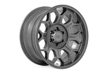 Rough Country - Rough Country 77 Series Wheel/One-Piece/Gunmetal Gray/20x9/6x135/+18mm