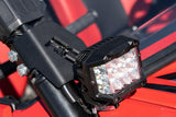 Rough Country - LED Light Kit - Cage Mount - 2 In. Black Pair - Amber DRL - Honda Talon 1000