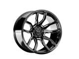 Rough Country - Torque Impact/Gloss Black W/Milled Accents/20x9/6x135/-12mm