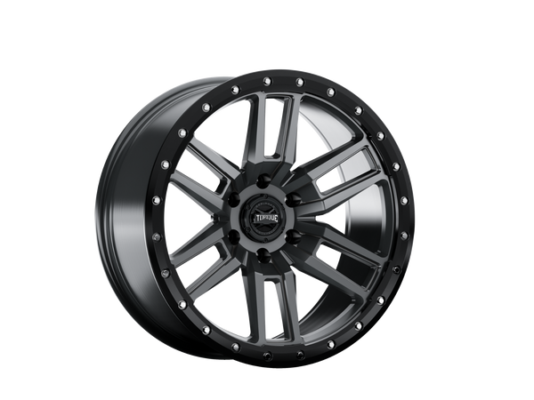 Rough Country - Torque Pritchett/Anthracite W/Black Lip/17x9/6x5.5/0mm