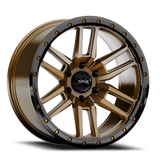 Rough Country - Torque Pritchett/Bronze W/Black Lip/17x9/6x5.5/0mm