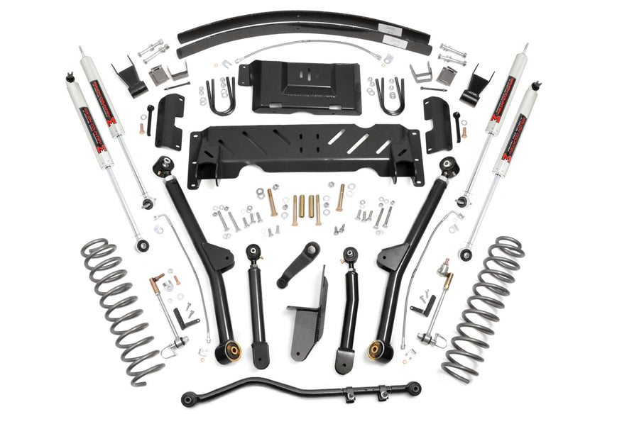 Rough Country - 4.5 Inch Lift Kit - Long Arm - RR AAL - NP231 - M1 - Jeep Cherokee XJ (84-01)