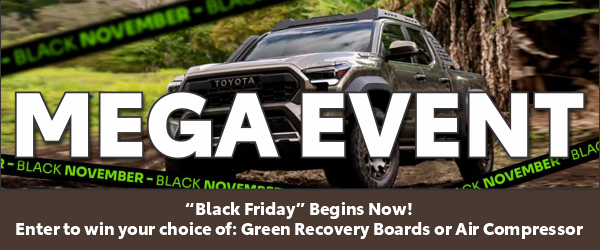 Black Friday–style blowout packed with huge savings on the gear, parts, and equipment you need for your next adventure